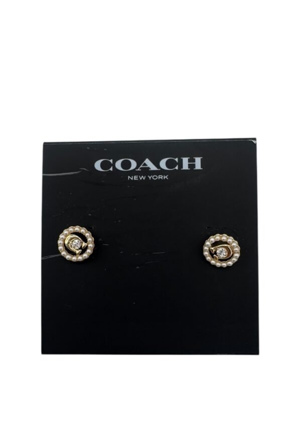 COACH -  PEARL EARRINGS - Image 4